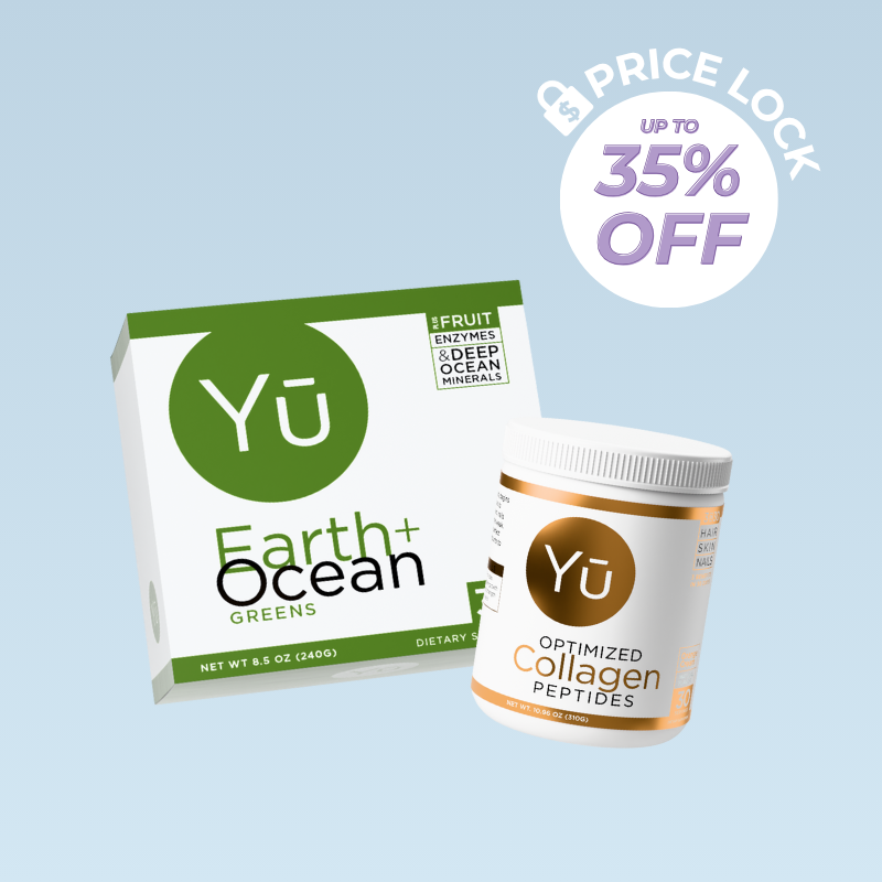 Earth+Ocean Greens & Optimized Collagen Peptides - Price Lock 10/2025