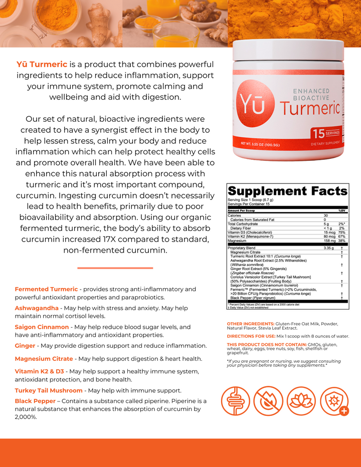 Enhanced Bioactive Turmeric