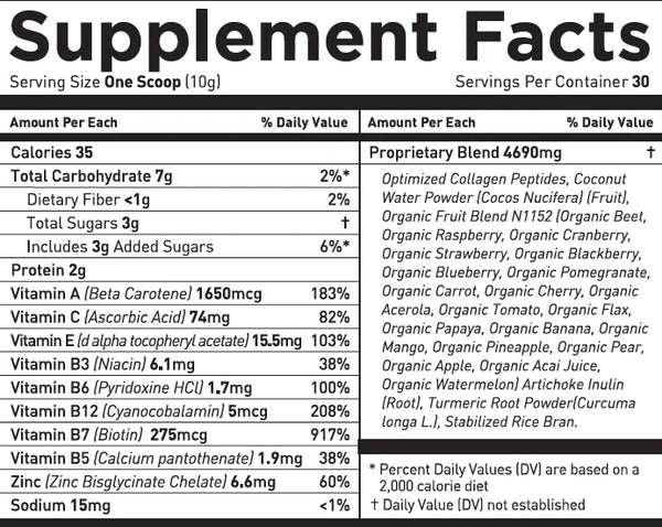 charge supplement facts